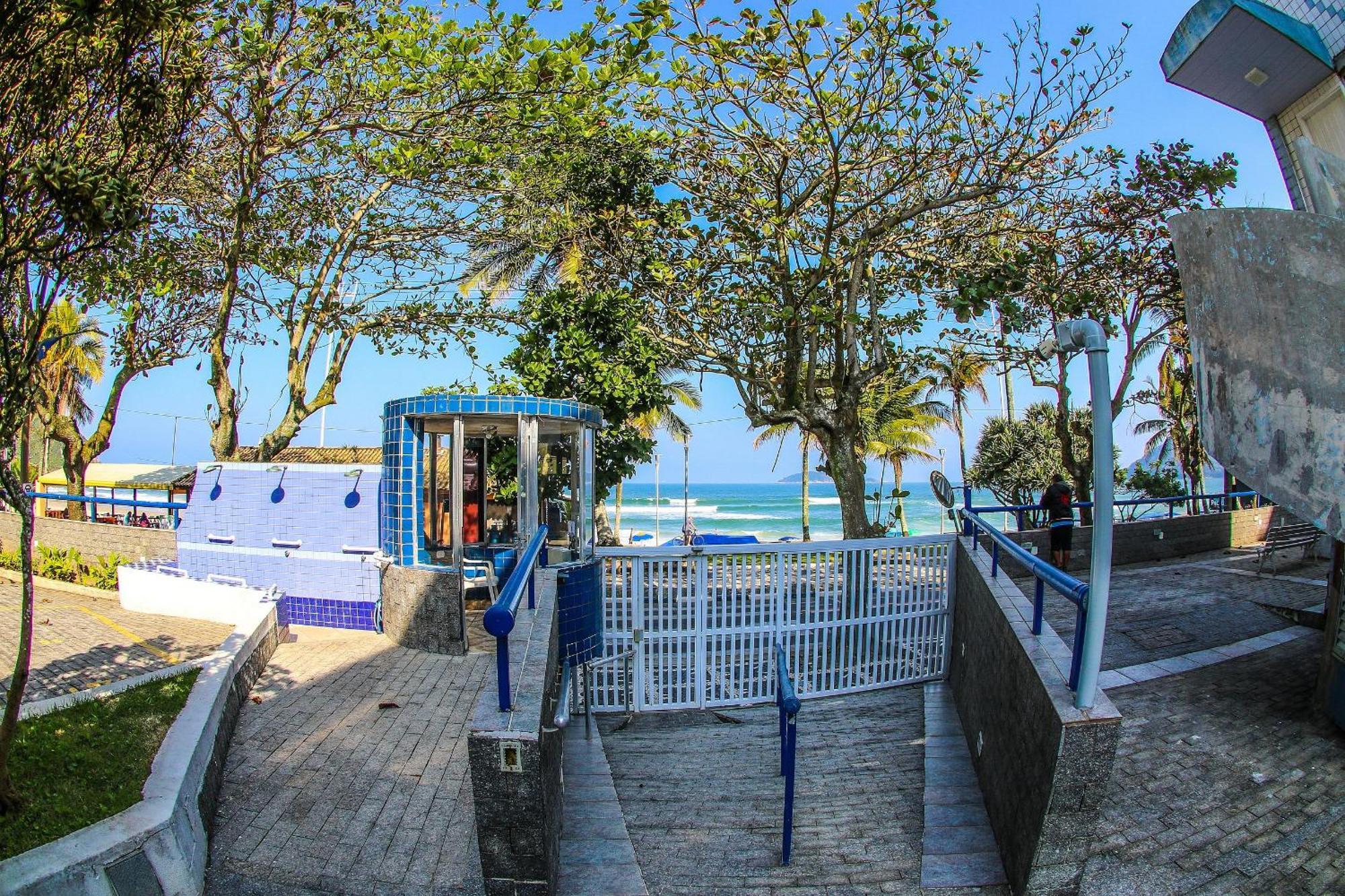 5E-Pe Na Areia Da Praia Do Tombo, 2 Quartos, Ar Cond, 2 Banheiros,2 Vagas+Roupas De Cama 과루자 외부 사진